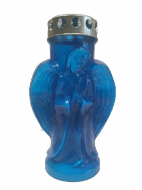 sveča Angel modra