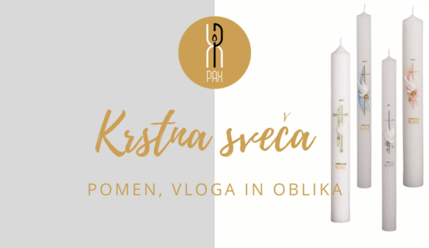 Krstna sveča naslovnica pomen vloga oblika